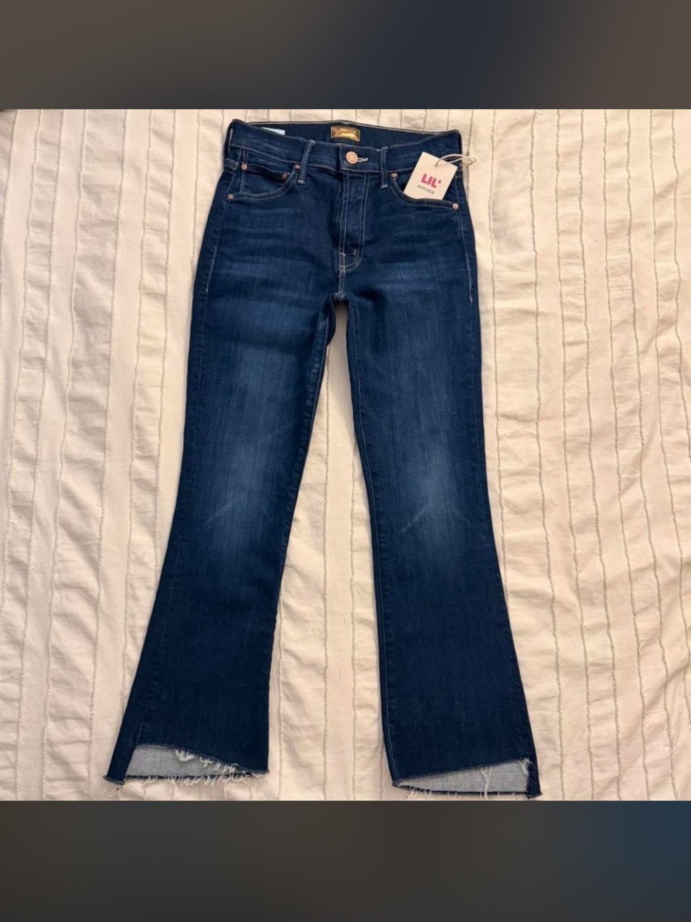 MOTHER Lil' Hustler Ankle Bootcut Jeans. NWT